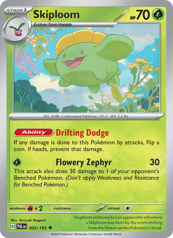 Skiploom, Paldea Evolved No. 002