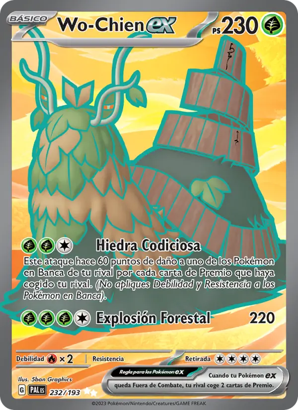 Wo-Chien ex, Evoluciones en Paldea Nº 232