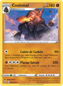 Coalossal, Estilos de Combate No. 80 Holo