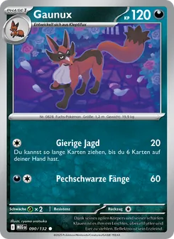 Gaunux, Mega-Entwicklung Nº 090 Normal