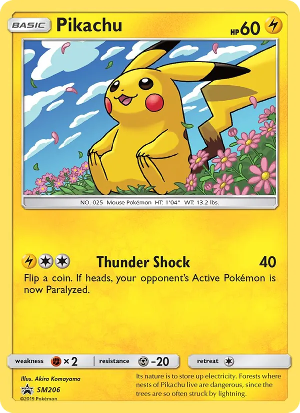 Pikachu, SM Black Star Promos No. SM206