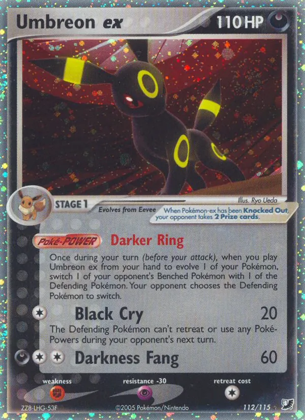 Umbreon ex, Unseen Forces No. 112
