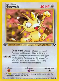 Meowth, Team Rocket No. 62 Normal