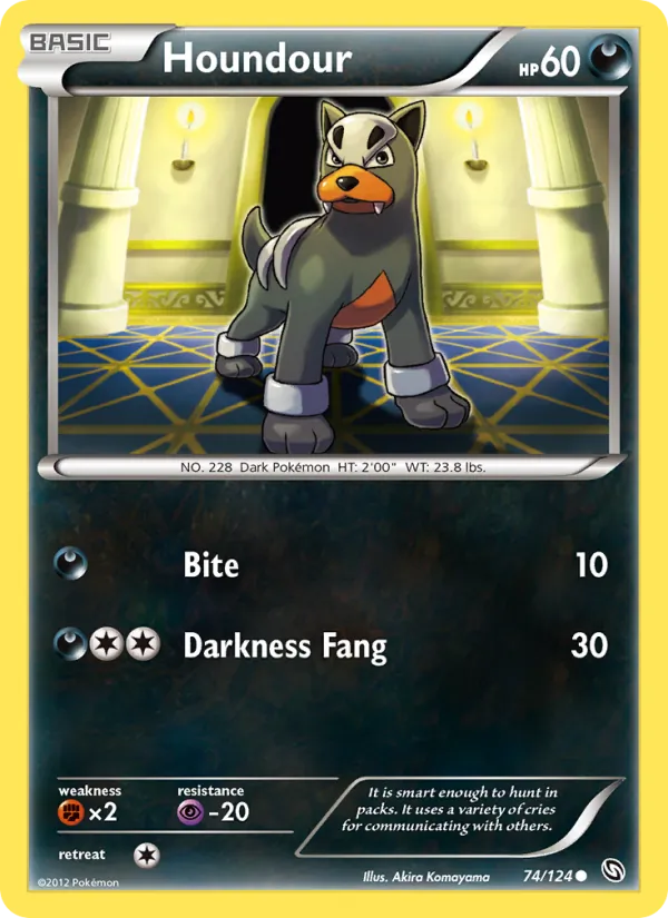 Houndour, Dragons Exalted Nº 74