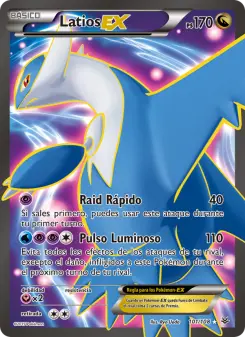 Latios EX, Cielos Rugientes Nº 101 Normal