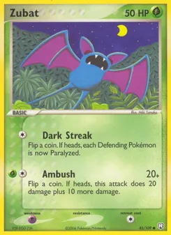 Zubat, Team Rocket Returns Nº 82 Normal
