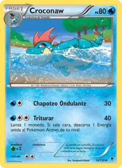 Croconaw, Fuerzas Fantasmales Nº 16 Normal