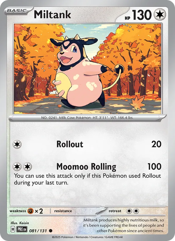 Miltank, Prismatic Evolutions Nº 081