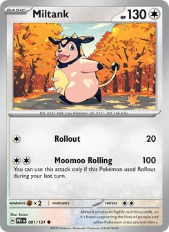Miltank, Prismatic Evolutions No. 081 Normal