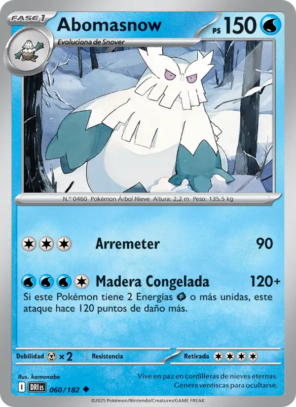 Abomasnow, Rivales Predestinados No. 060