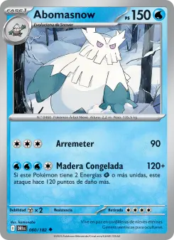 Abomasnow, Rivales Predestinados No. 060 Normal