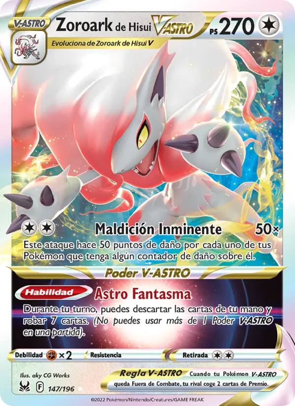 Zoroark de Hisui V-ASTRO, Origen Perdido No. 147