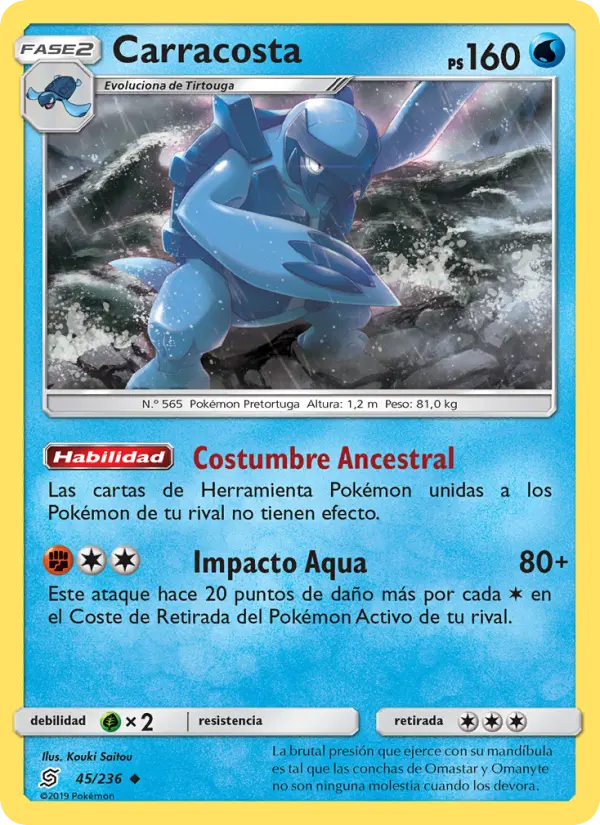 Carracosta, Mentes Unidas Nº 45