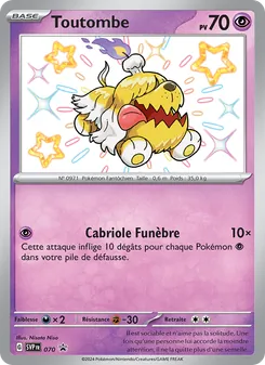 Toutombe, SVP Black Star Promos Nº 070 Holo