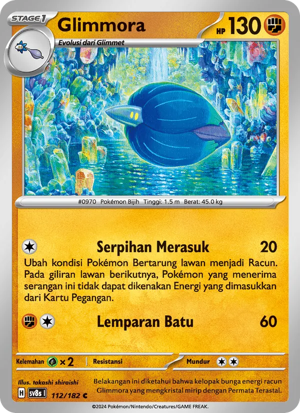 Glimmora, Kilat Rasi Nº 112
