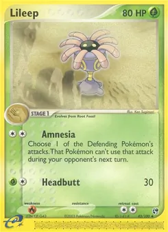 Lileep, Sandstorm No. 43 Normal