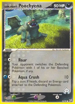 Team Aqua's Poochyena, Team Magma vs Team Aqua No. 55 Normal