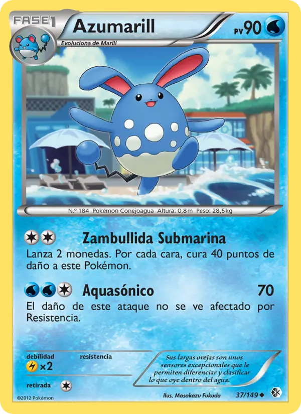 Azumarill, Fronteras Cruzadas No. 37