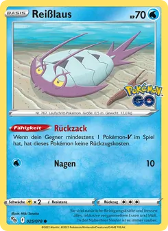 Reißlaus, Pokémon GO Nº 025 Normal