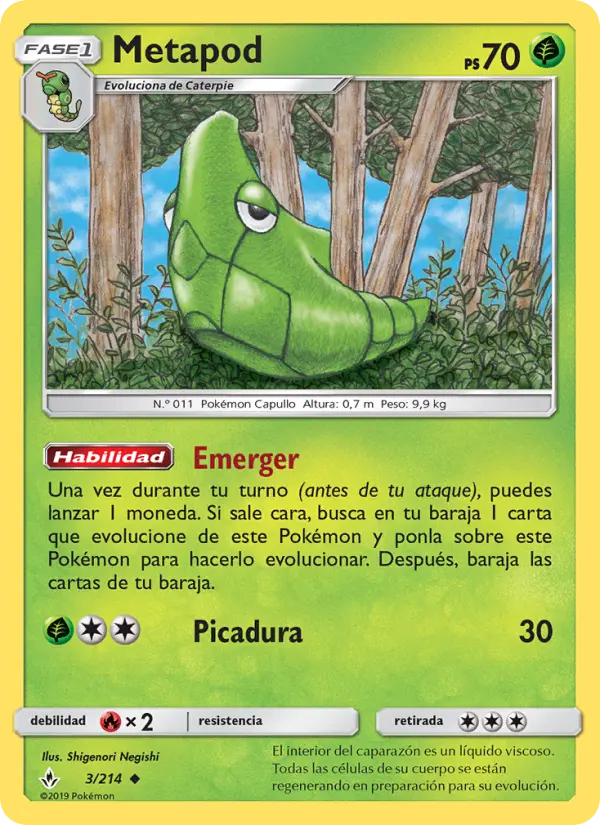 Metapod, Vínculos Indestructibles Nº 3