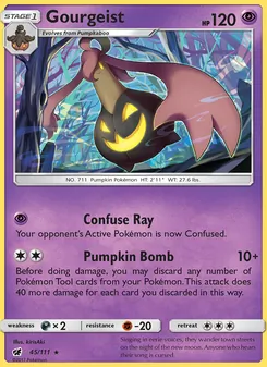 Gourgeist, Crimson Invasion No. 45 Normal