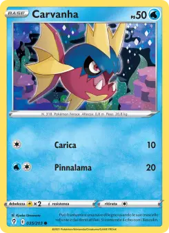 Carvanha, Evoluzioni Eteree No. 35 Normal