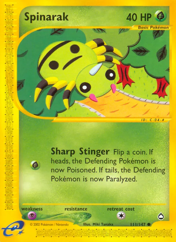 Spinarak, Aquapolis Nº 111
