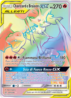 Charizard e Braixen GX, Eclissi Cosmica No. 251 Normal