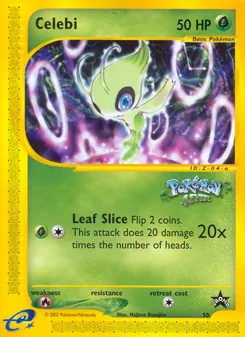 Celebi, Wizards Black Star Promos Nº 50 Normal