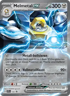 Melmetal-ex, SVP Black Star Promos Nº 104 Holo
