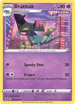 Drakloak, Fusion Strike Nº 129 Normal