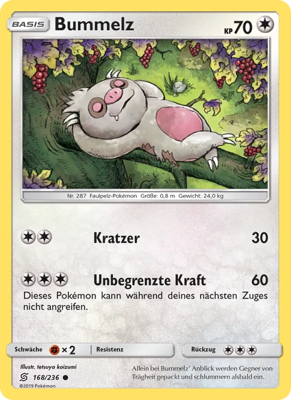 Bummelz, Bund der Gleichgesinnten Nº 168