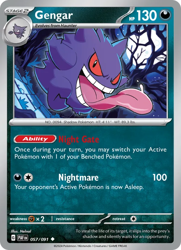 Gengar, Paldean Fates No. 057