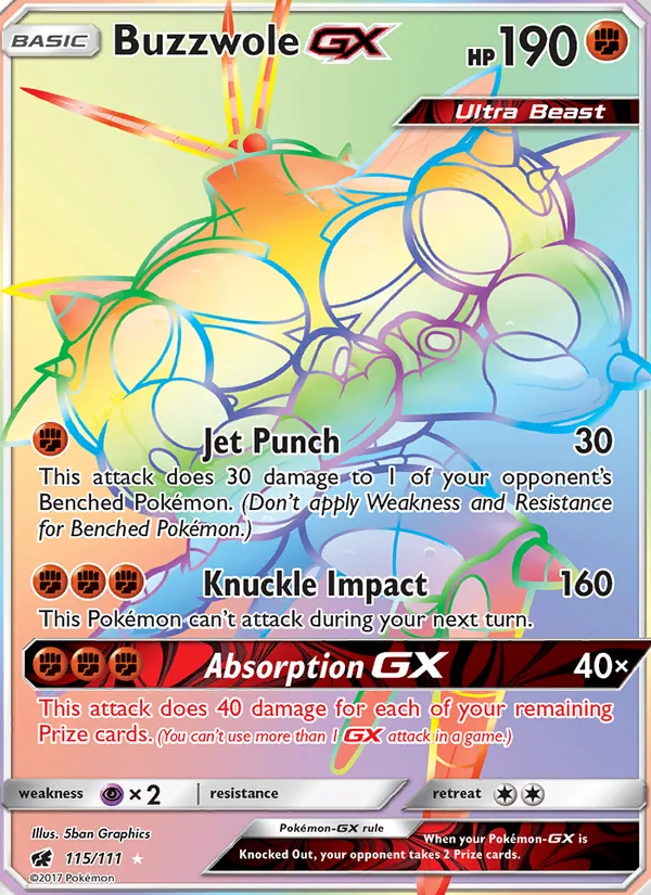Buzzwole GX, Crimson Invasion Nº 115