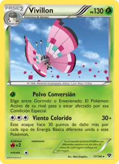 Vivillon, XY No. 17 Normal