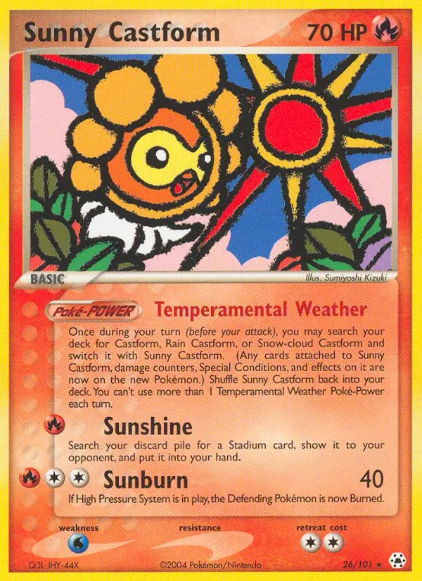 Sunny Castform, Hidden Legends No. 26