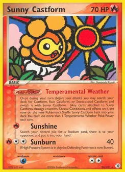 Sunny Castform, Hidden Legends No. 26 Normal