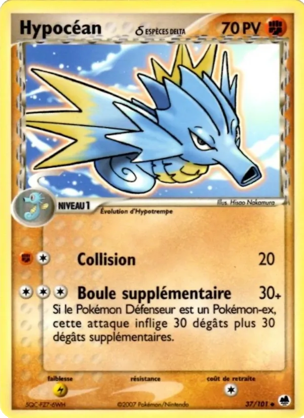 Hypocéan δ, EX Île des Dragons Nº 37