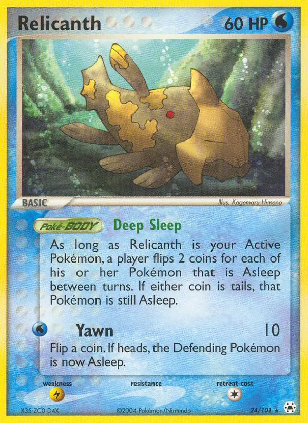 Relicanth, Hidden Legends Nº 24