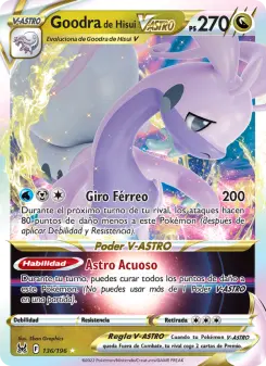 Goodra de Hisui V-ASTRO, Origen Perdido No. 136 Holo