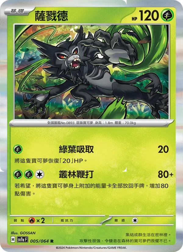 薩戮德, 樂園騰龍 Nº 005