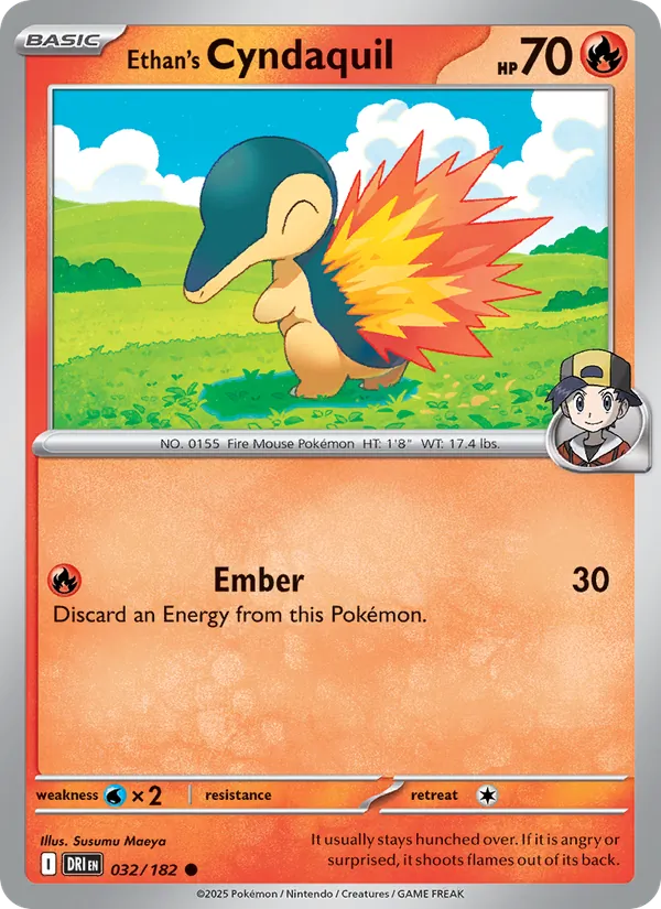 Ethan's Cyndaquil, Destined Rivals No. 032
