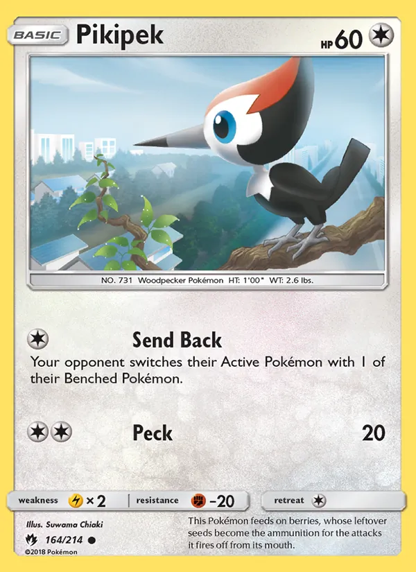 Pikipek, Lost Thunder Nº 164