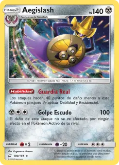 Aegislash, Union de Aliados Nº 109 Normal