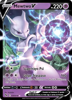 Mewtwo V, Pokémon GO No. 030 Holo