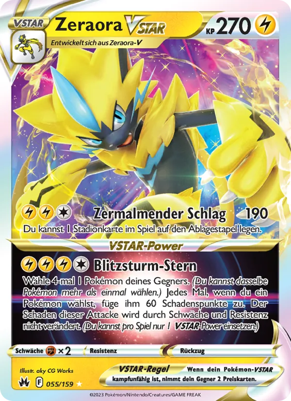 Zeraora VSTAR, Zenit der Könige No. 055
