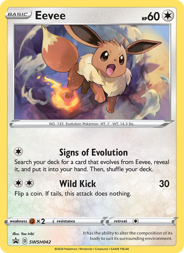 Eevee, SWSH Black Star Promos Nº SWSH042