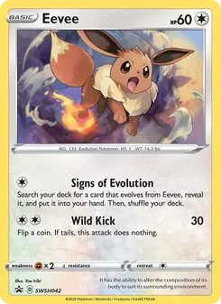 Eevee, SWSH Black Star Promos No. SWSH042 Holo