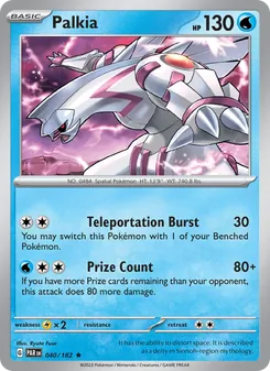 Palkia, Paradox Rift No. 040 Holo