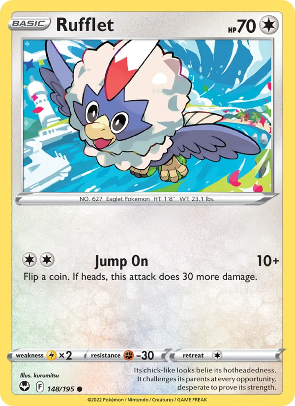 Rufflet, Silver Tempest No. 148